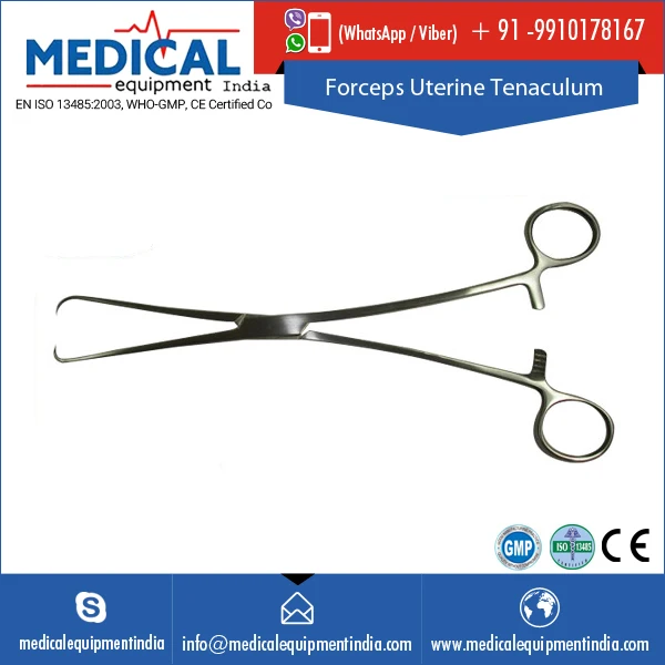 Best Quality Surgical Instruments Forceps Uterine Tenaculum from Indian Manufacturer