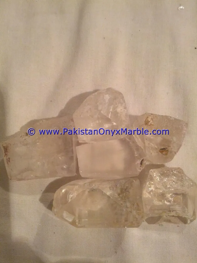 Topaz rough facet grade natural raw crystal clear white