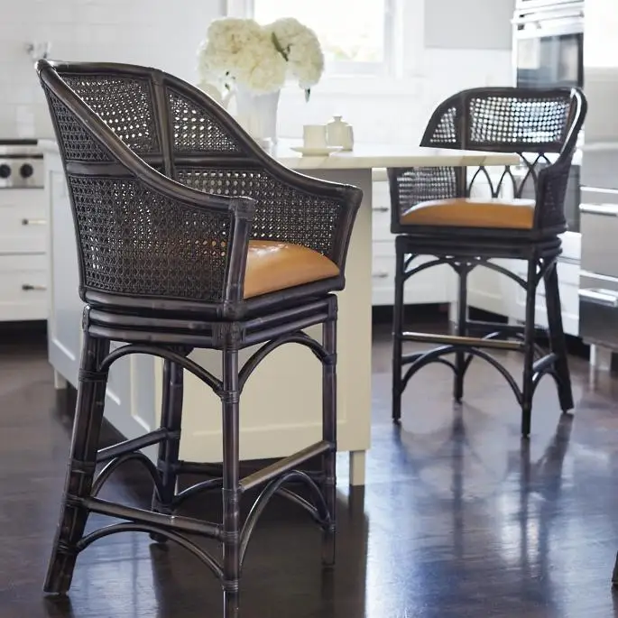 Традиционный Плетеный табурет Polewali для столовой, домашняя роскошная мебель для отеля, Традиционный набор из 5 звезд