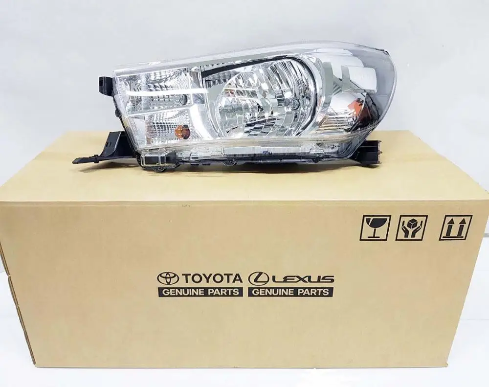 TOYOTA , HEADLAMP ASSY, LH for TOYOTA HILUX REVO 2015 Toyota genuine part number (81150-0K681)