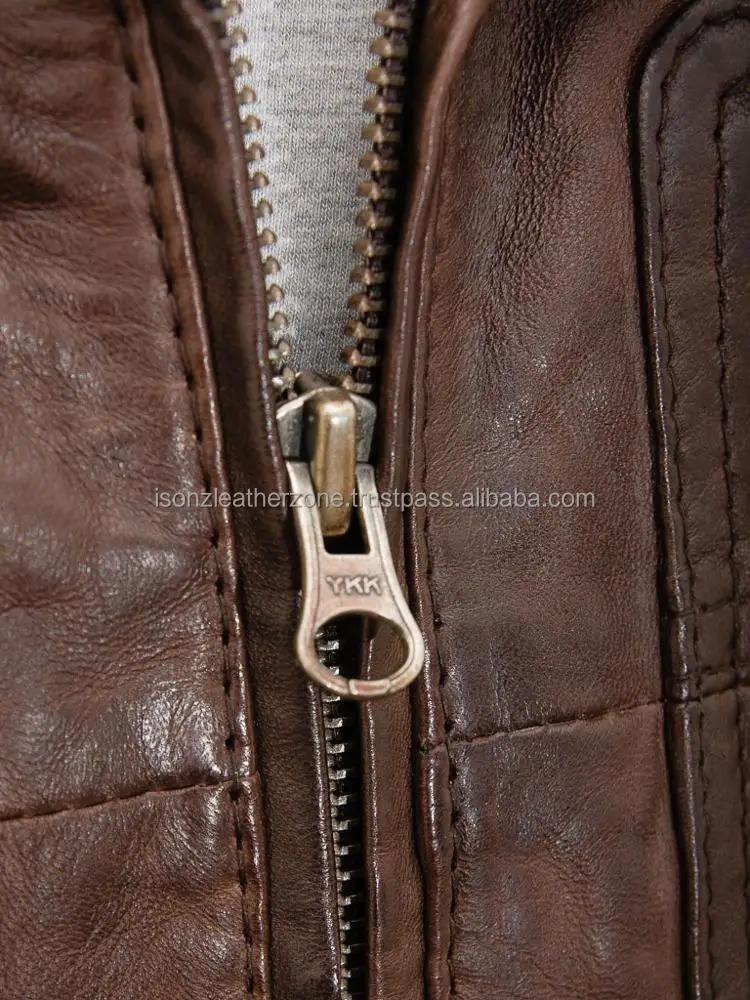 Wholesale Price Latest Design Motorcycle Woodland Man Genuine Leather Flight Bomber Jacket