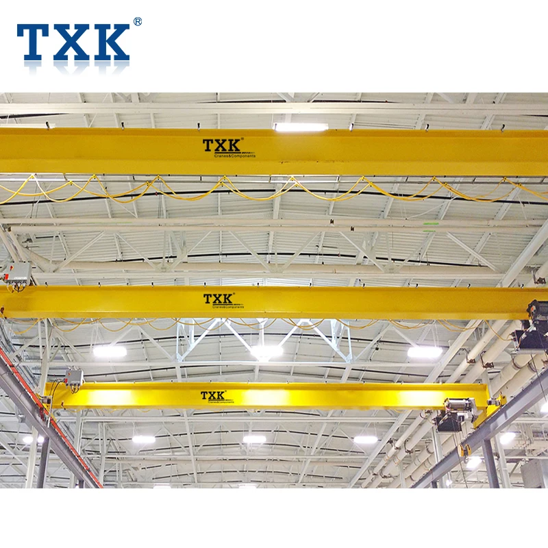 2t China manufacturer electric single girder bridge crane hot sale