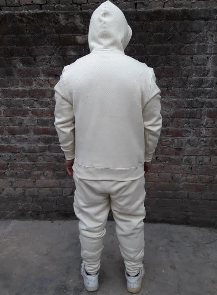 High Quality 450Gsm Fleece Jogging Suits Custom Anti-Bacterial Anti-UV Breathable Sweat Training Suits in Plus Sizes