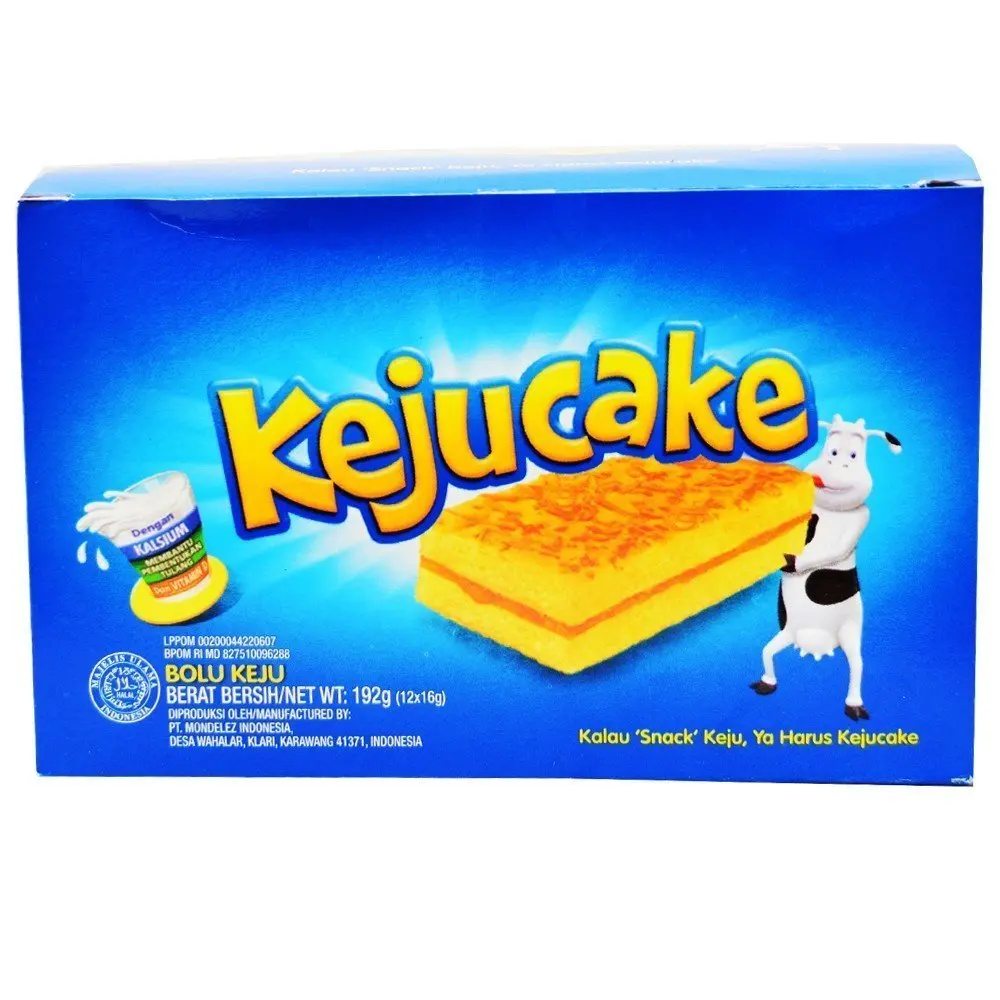 KEJUCAKE Soft cheese cake Indonesia Origin | Cheap popular chocolate cookies with cream filling