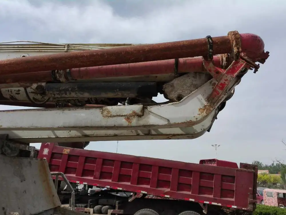 37m boom concrete pump truck used SANY cement pump mounted on Izusu truck