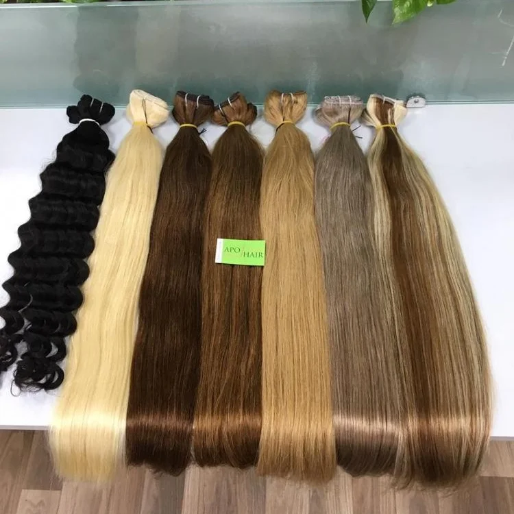 
Russian Hair Color 100% Unprocessed Remy Human Hair Extensions 