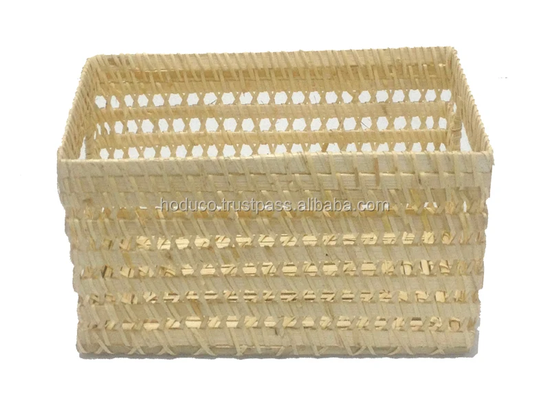 100% Natural Rattan Knitting Storage Basket from Vietnam