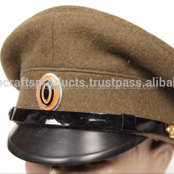 New Factory 100% Wool Custom Bulk High Quality Handmade Embroidery Uniforms Adult WW1 Hats