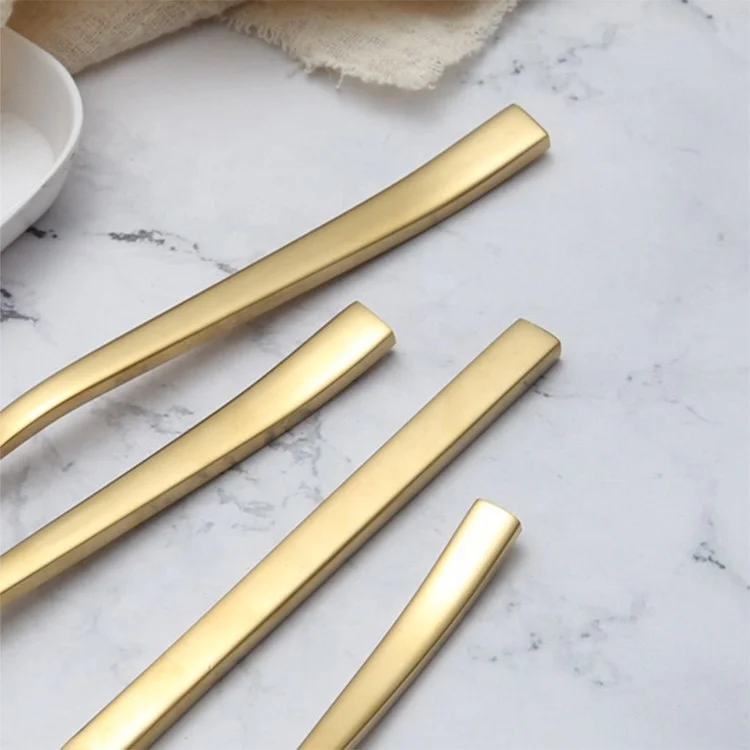 
Easy settings stainless steel cutlery set , gold plated flatware wholesale 