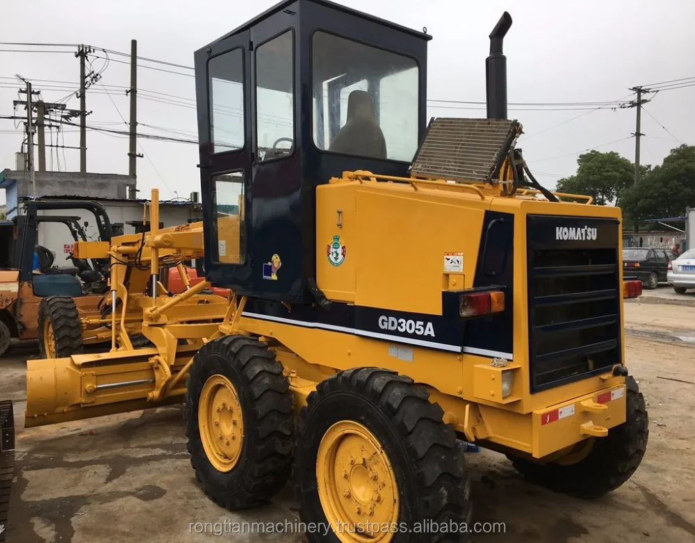 Мощное строительное оборудование, моторный грейдер Komastu GD305 для тяжелых работ/условий работы на продажу