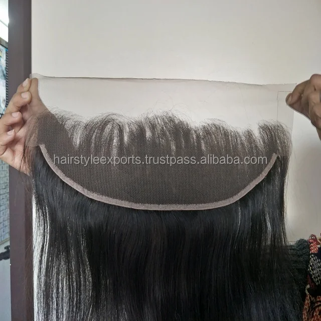 Оптовая продажа, натуральные человеческие волосы, камбоджийские волосы 20 дюймов, натуральные прямые волнистые волосы 13*4, кружевные передние части