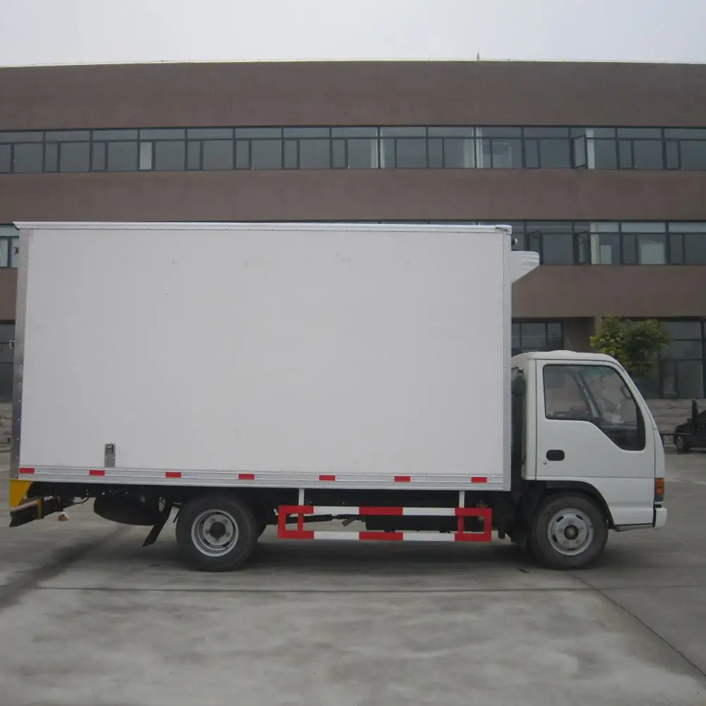 I-suz-u 4x2 refrigerator boxes van truck used freezer truck for sale