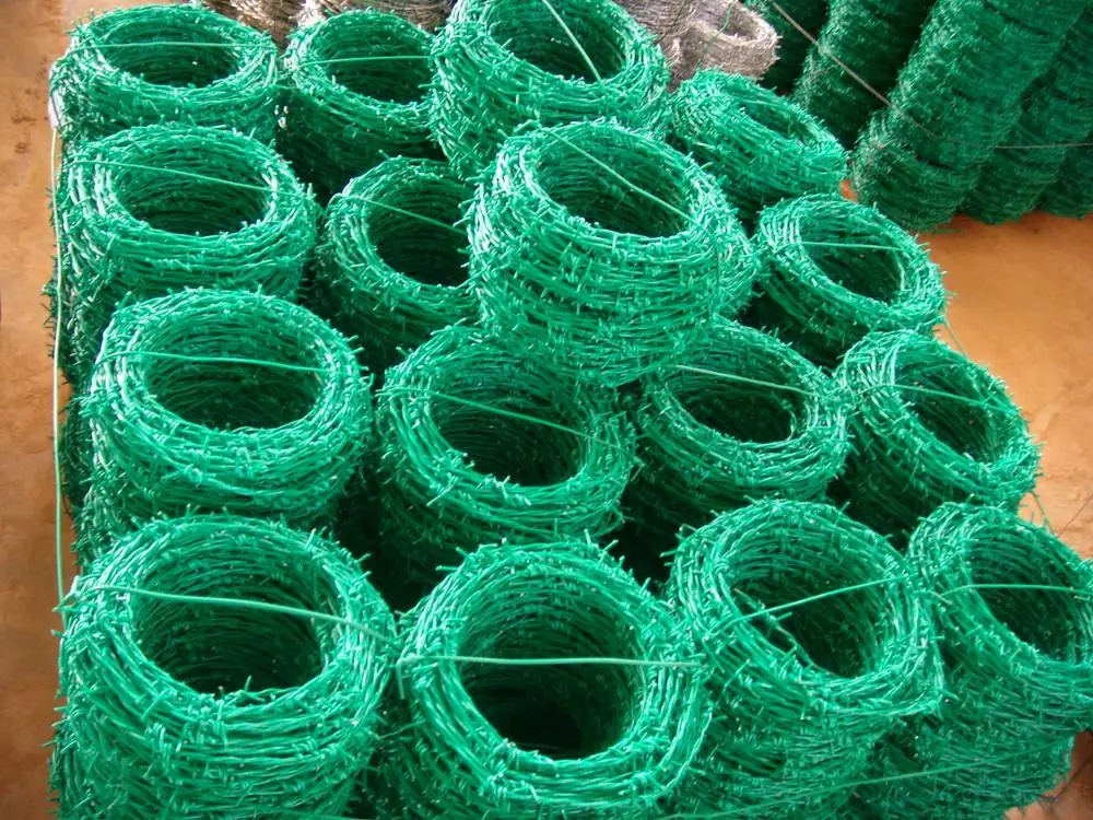 Экономичная Защитная колючая проволока с покрытием из ПВХ