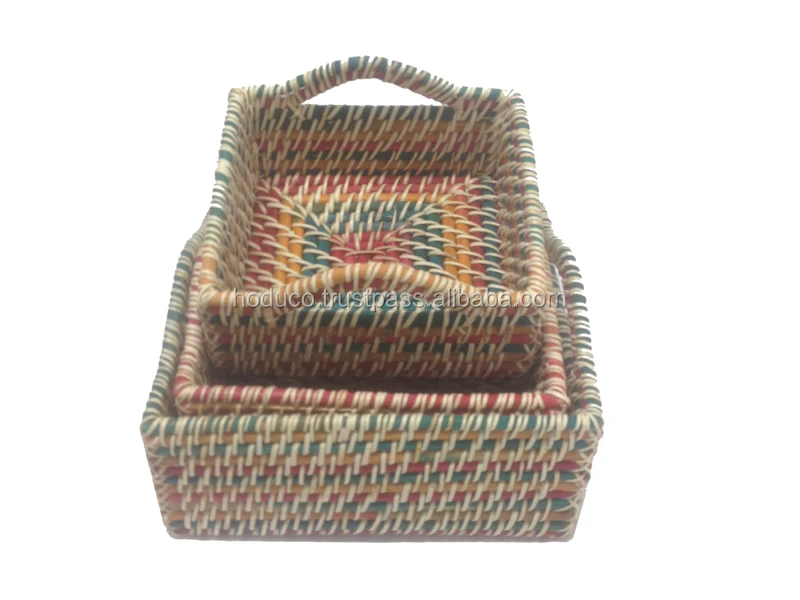 100% Natural Rattan Knitting Storage Basket from Vietnam