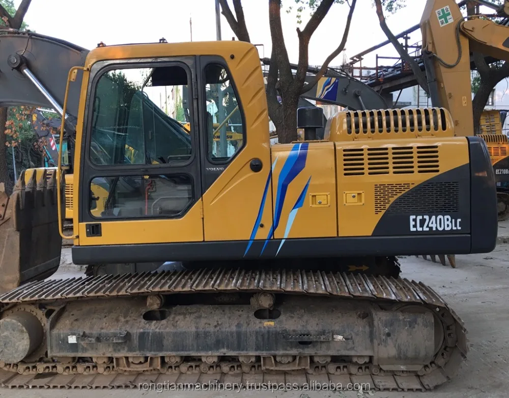 Running condition 24t Japanese used volvo EC240 excavator for sale in Shanghai site