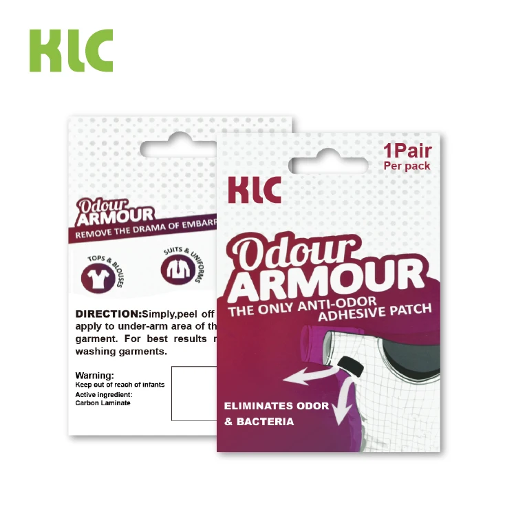 Odorless Activated Carbon Fiber Fabric Underarm Deodorant Patch