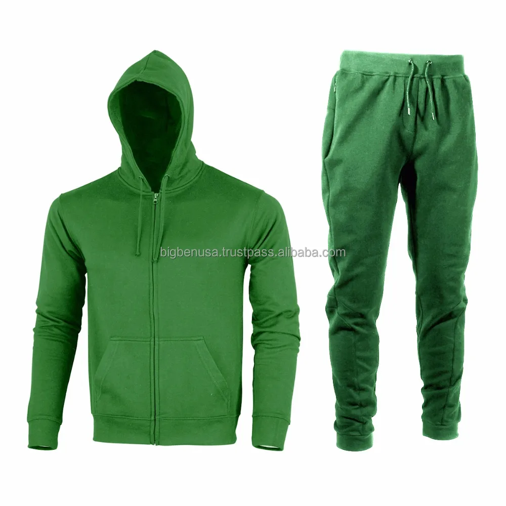 Wholesale Plain Mens Jogging Suits Training Track Suits /gym Wears Custom Logo Fleece Custom Design Sports Wear Men Adults 50pcs