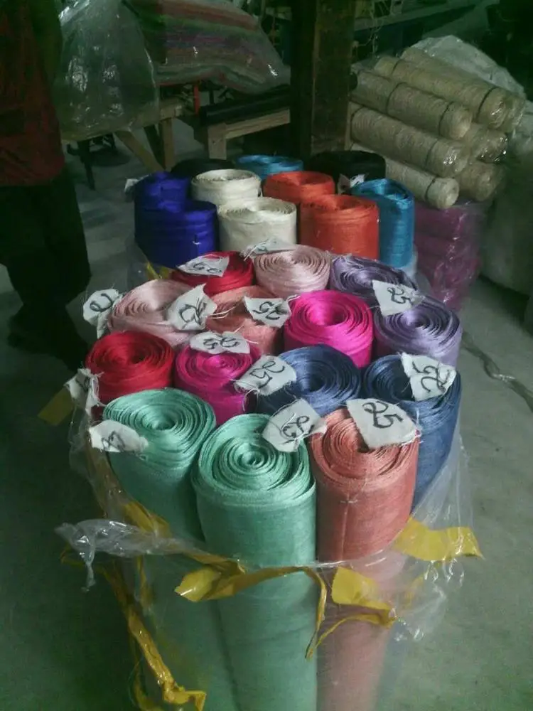 Colorful Sinamay Fabric Hard Bleached Stiffed Abaca for Church Hat or Fascinator Sustainable Hand Weaving