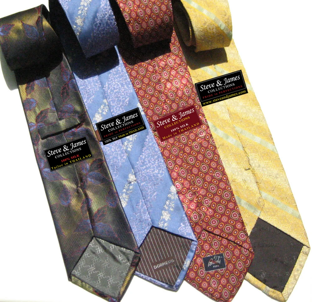 
High Quality Fashionable Custom Made silk Ties from Steve & James 