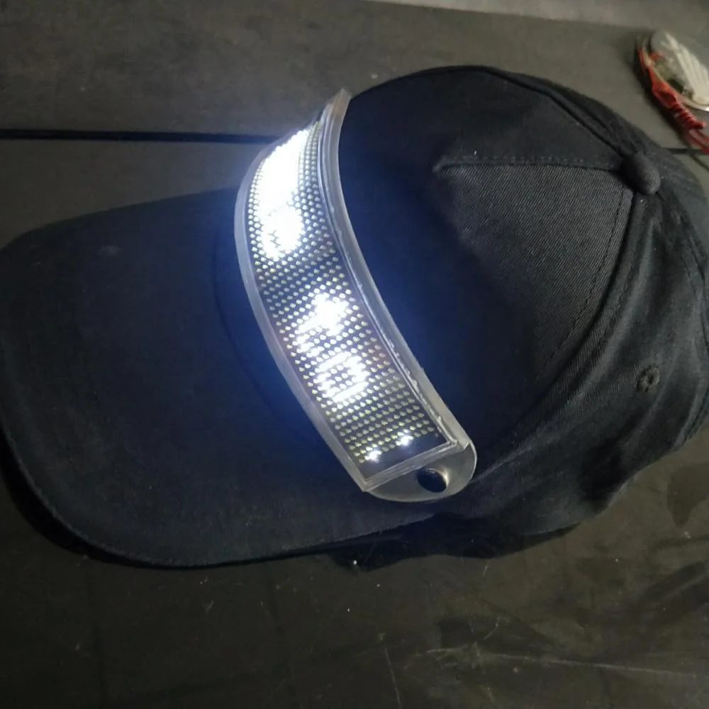 Communicable Head Wear LED Cap Led Display Cap