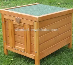 Cheap box shape rabbit hutch wooden rabbit cages bunny house