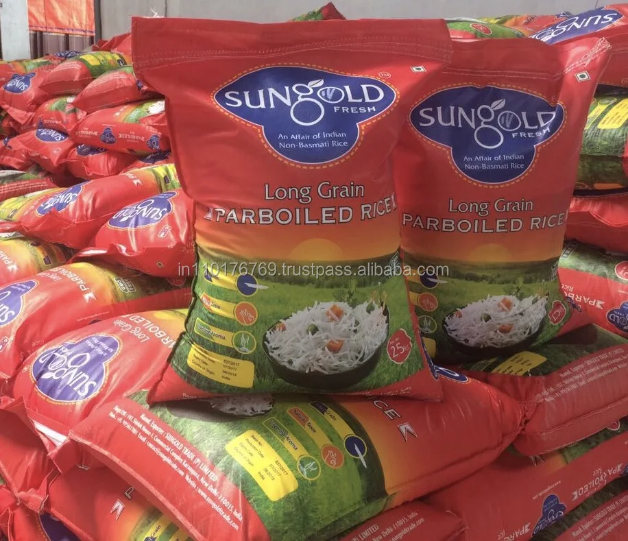 SunGold fresh long grain parboiled rice