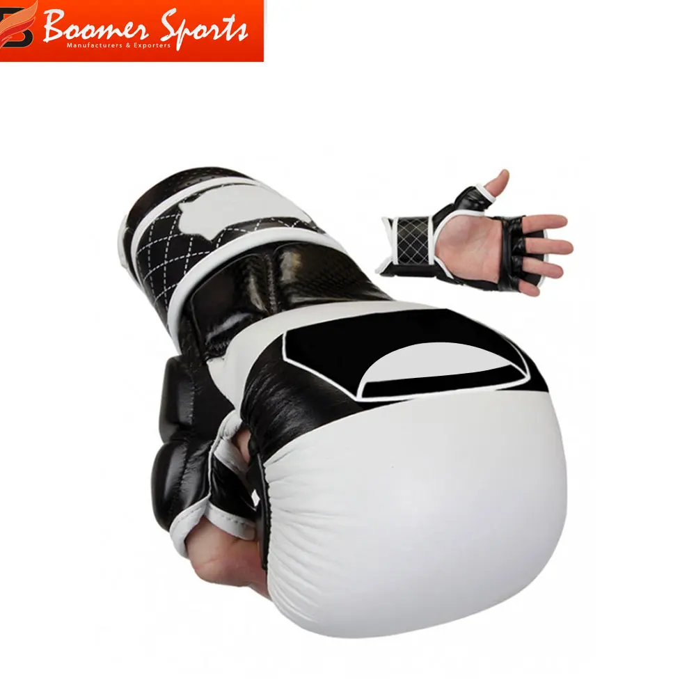 Boxing MMA Martial arts Custom PU Leather Gloves High Quality Material