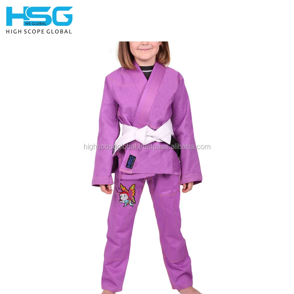 Wholesale Custom Logo Kids BJJ Gi Kimono Training Competition Jiu Jitsu Uniform Brazilian Kimono for Child