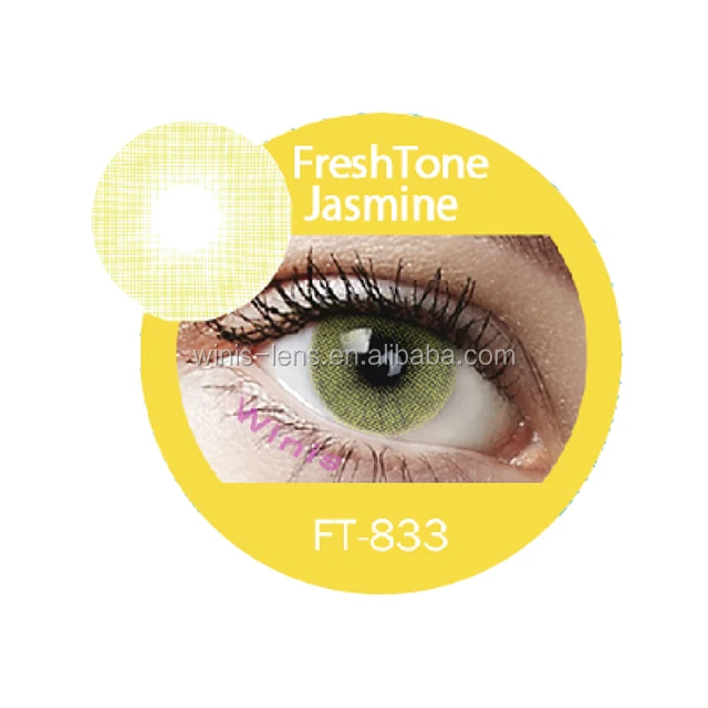 FreshTone, Супер натуральные, оптовая продажа, мягкие контактные линзы, лесной орех, диаметр 6 месяцев, 14,5 ММ, низкая цена