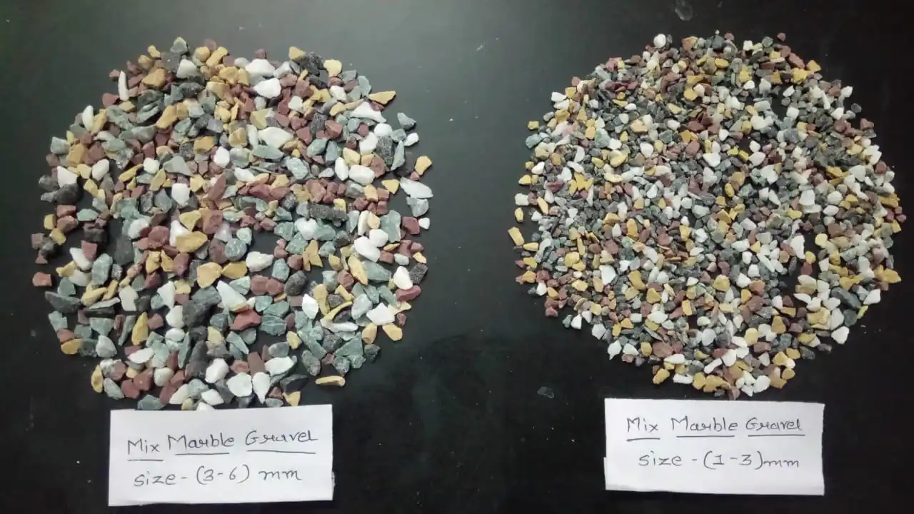 cheap price natural mix color gravel or chips or aggregate wholesaler