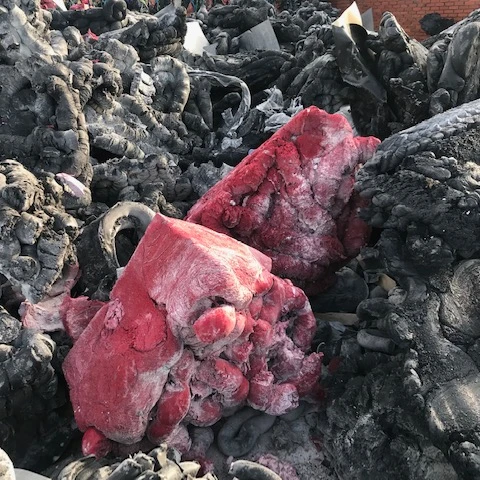 PVC Lumps Injection Mixed Color