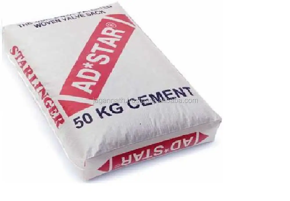 High Strength Laminate High Quality Both Side BOPP Film Printed Cement Packaging Sacks
