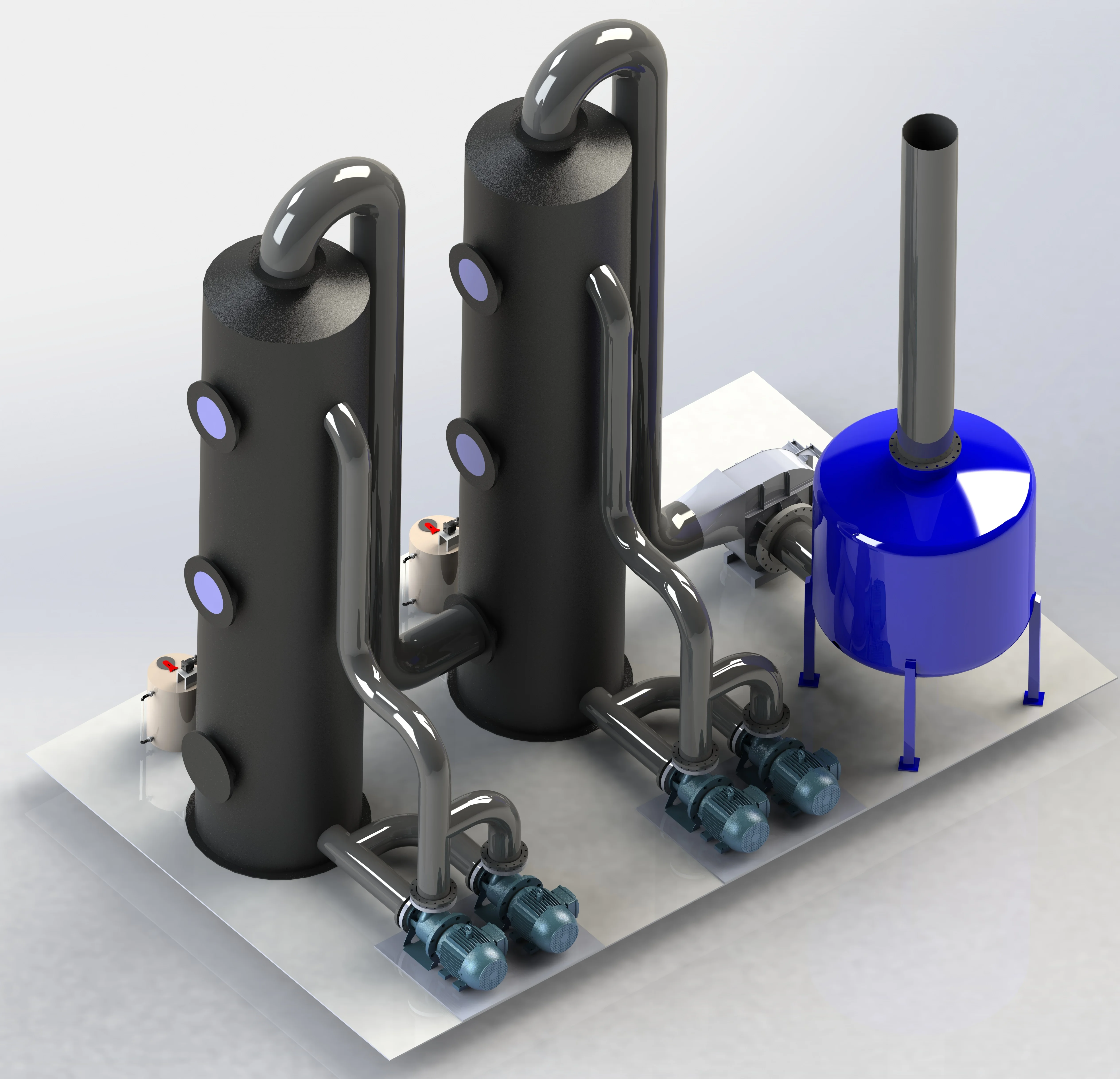 Система удаления запахов (ORS) -удаление H2S и NH3