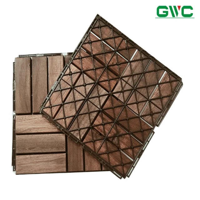 Vietnam High Quality Wood Deck Tiles 30x30x1.9 cm - Long Lasting Interlock Outdoor Decking by Oil waterbase Coating