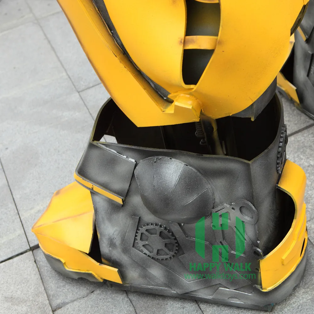 Human size robot adult cosplay performance bubble bee dancing costume