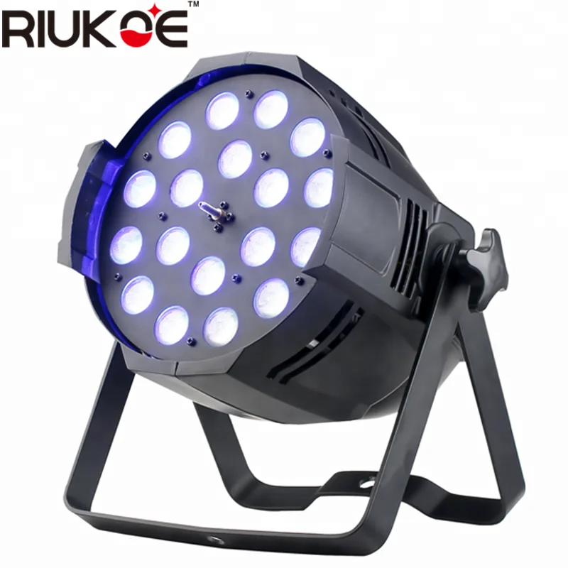 cheap dj led par lighting 18x12W 5 in 1 RGBWA zoom par 64 led