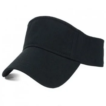 Waterproof black breathable sun cap visor hat