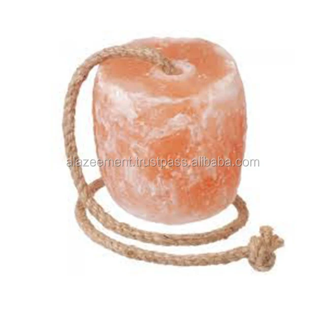 Himlayan Animal Licking Salt With Rope Organic Stone For Cattle & Dairy Animals for Health & Nutrition with Trace Minerals