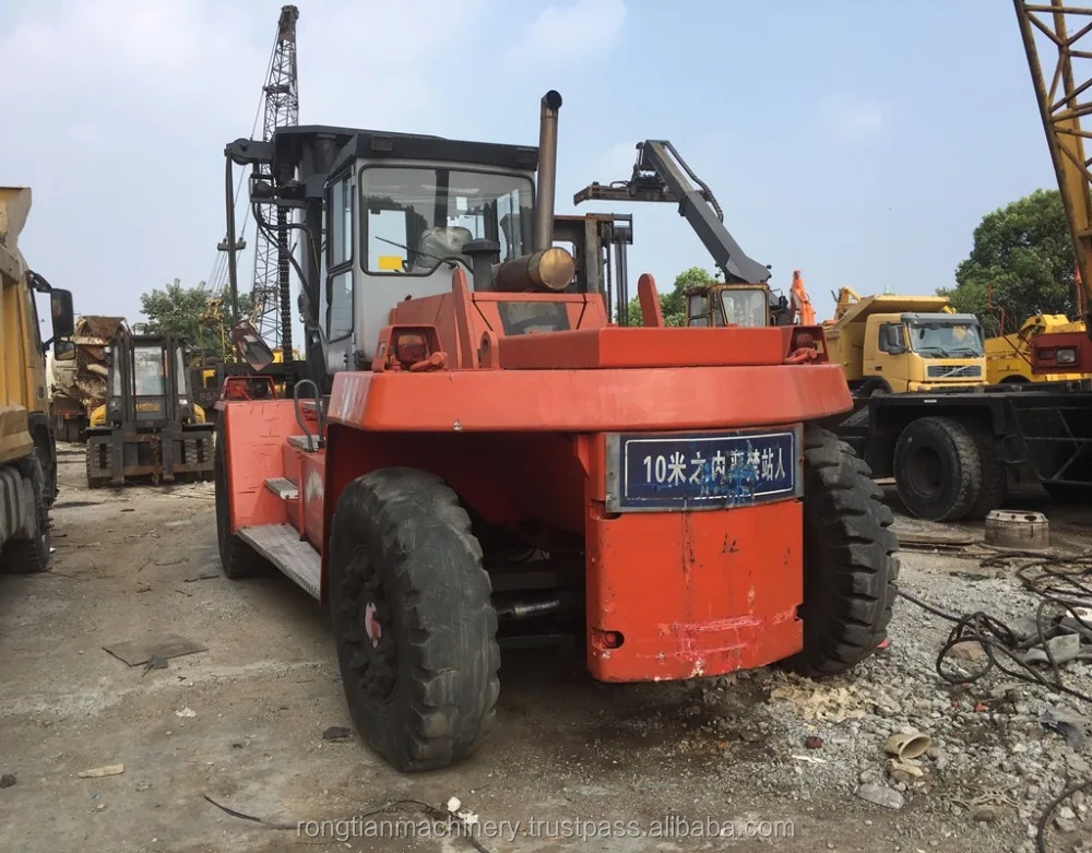 Running condition 25 ton load Sweden used kalmar DCD250 forklift for sale in Shanghai site