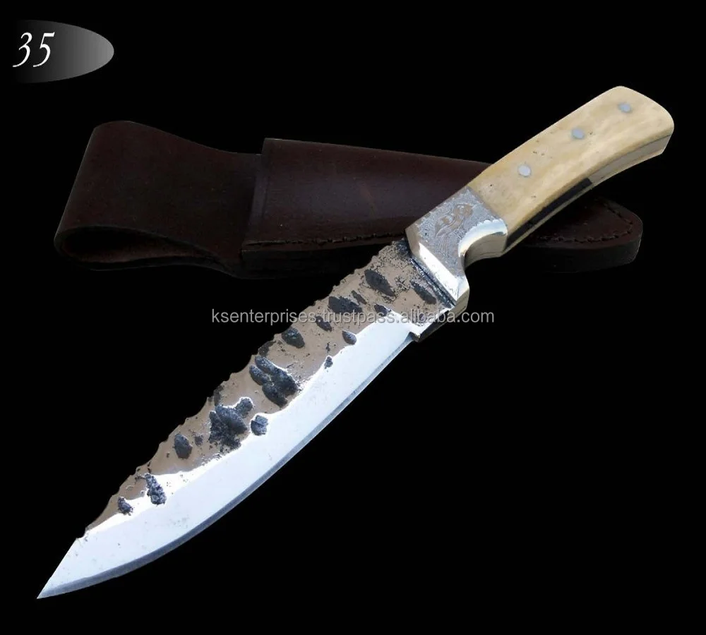 
Handmade Carbon Steel Hunting Skinner knife 