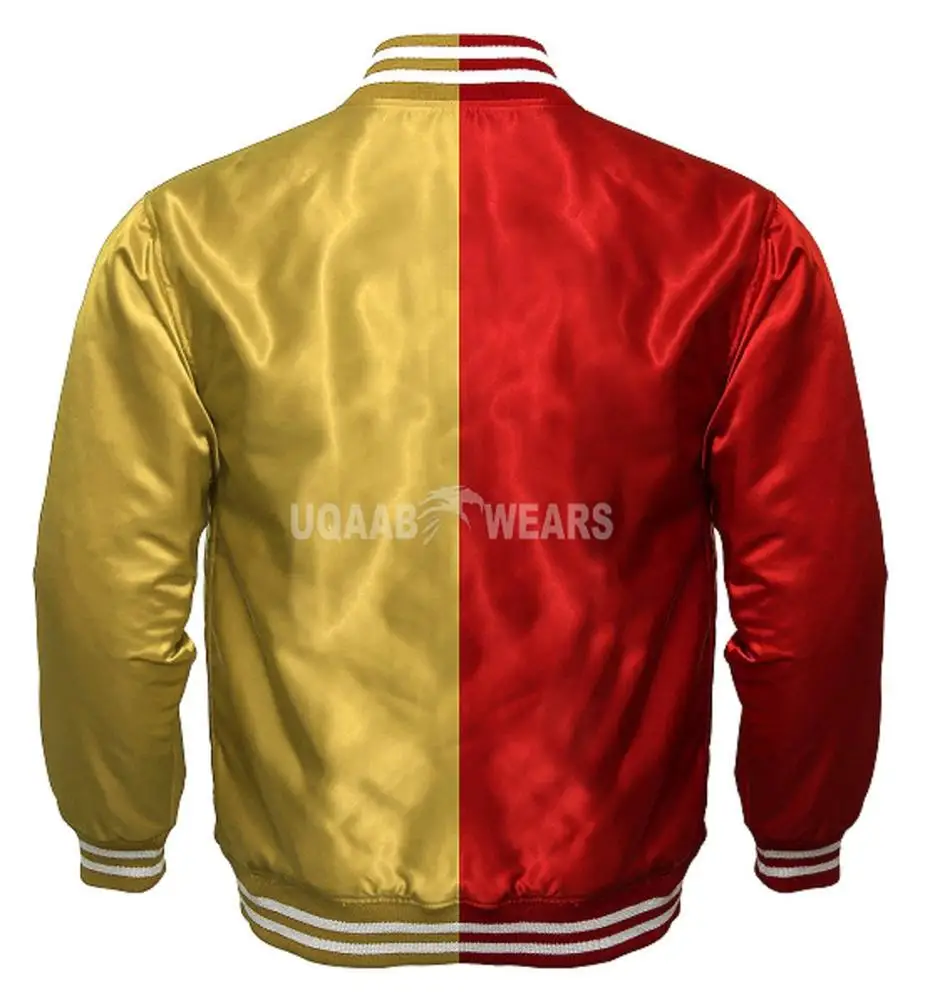 Мужская куртка-бомбер, яркая бейсбольная куртка, повседневная спортивная куртка из полиэстера, нейлоновая спортивная куртка, оптовая продажа