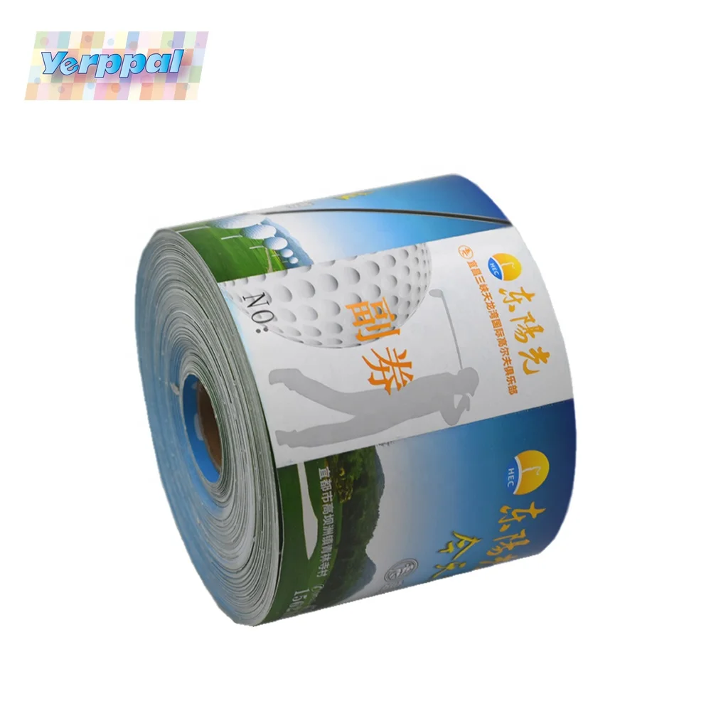 
Airline Ticket Boarding Pass Parking Entrance Ticket Paper Double Sided Printing Waterproof 