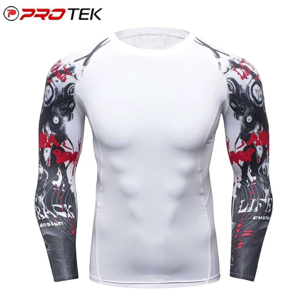 Custom Design Sublimation MMA Rash Guard BJJ Rash Guard Surfing Rash Guard