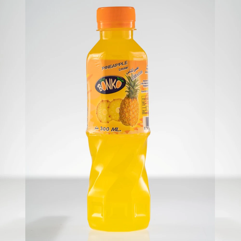 
Fruit Drink Juice Pineapple 300ml Plastic bottle BONKO brand 