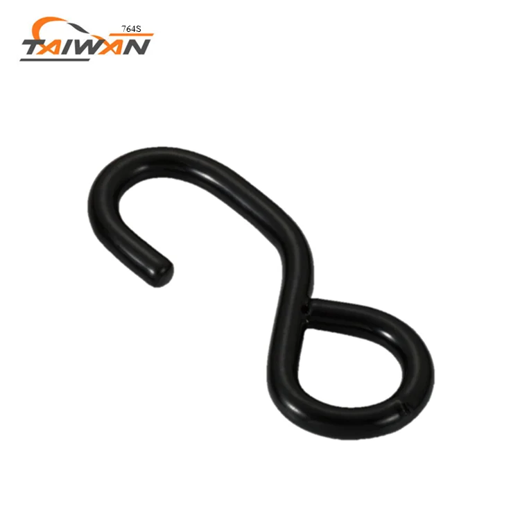 
tow strap tie down PE safety bulk black s hooks 