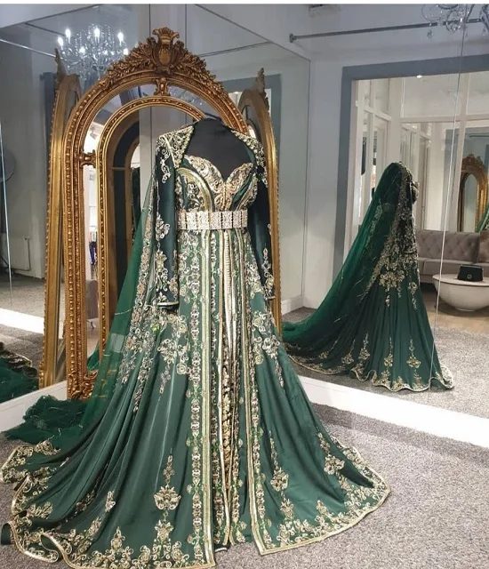 Latest Design designer Moroccan kaftan for wedding