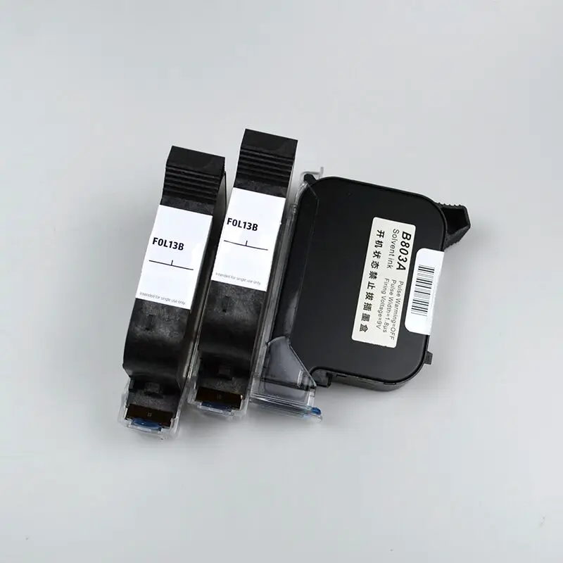 black fast dry solvent based ink cartridge without chips