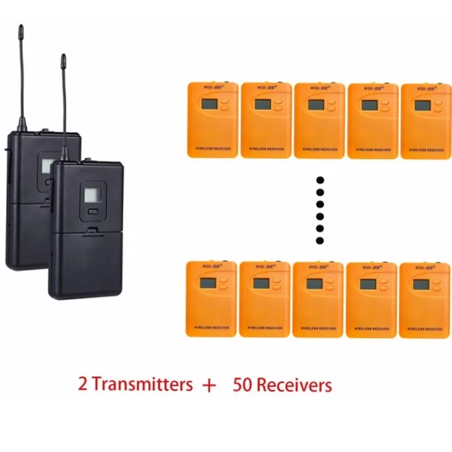 2.4ghz digital wireless tourguide system for Italy museum  visiting