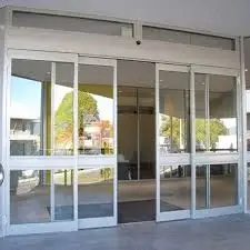 15 years supply automatic sensor sliding door aluminum door