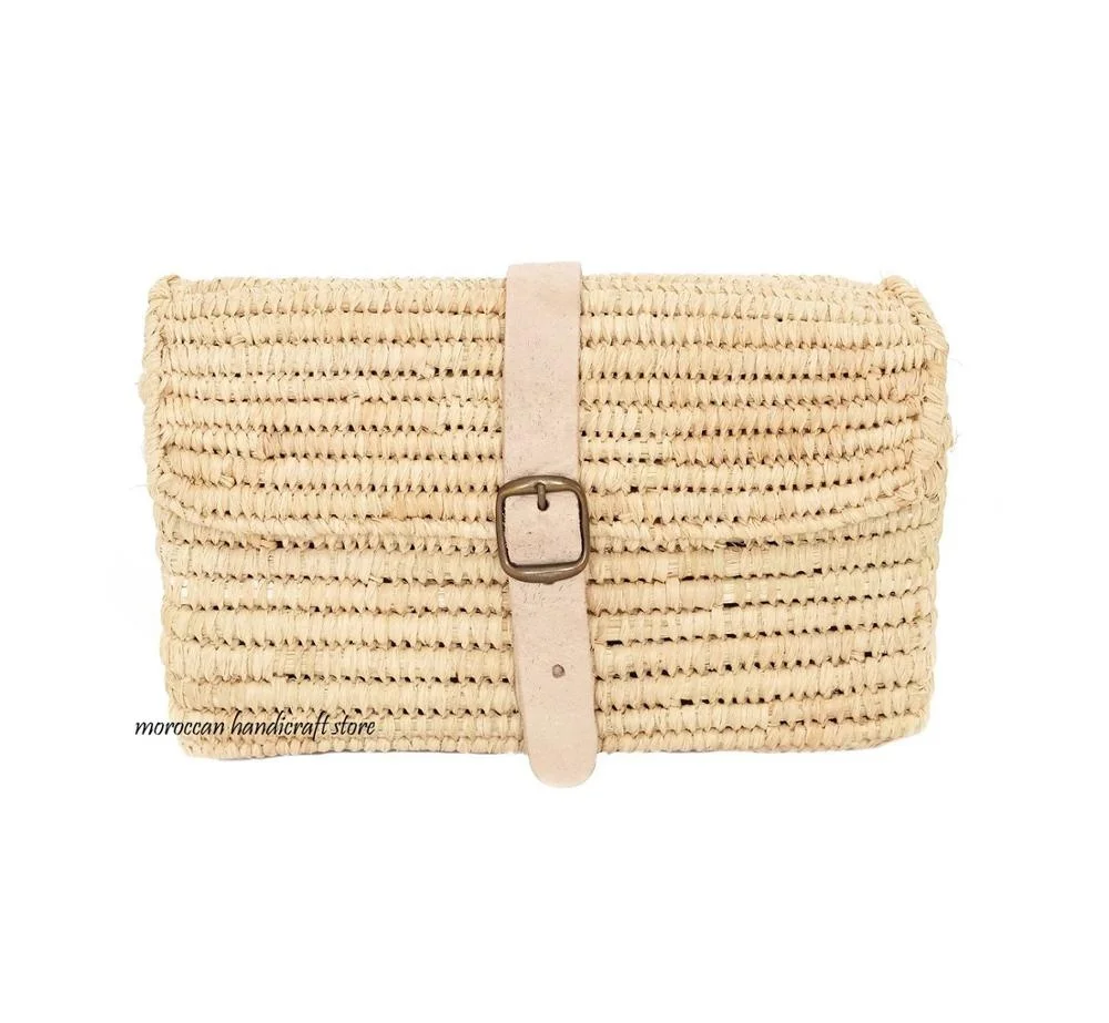 fanny pack raffia, handmade fanny pack, moroccan fanny pack